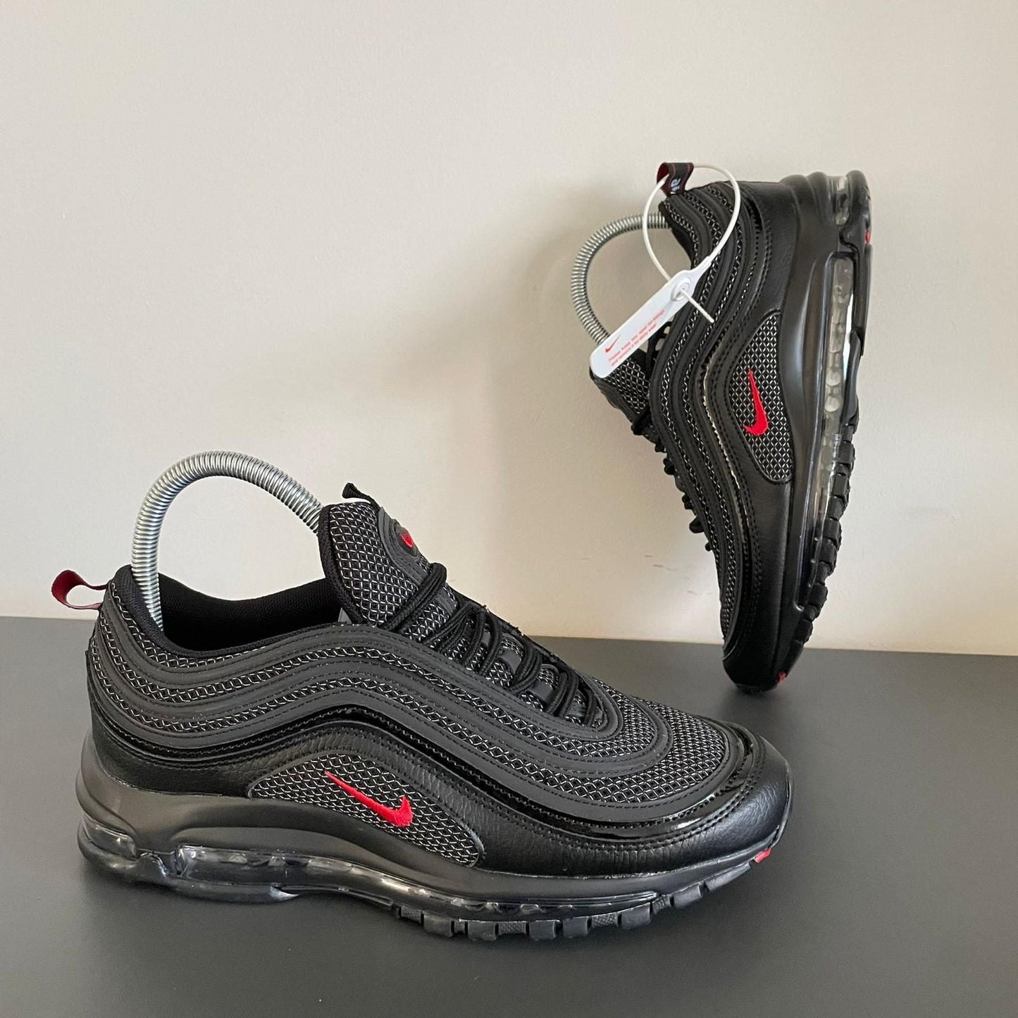 NIKE PATIKE Air Max 97 Black Metallic Silver