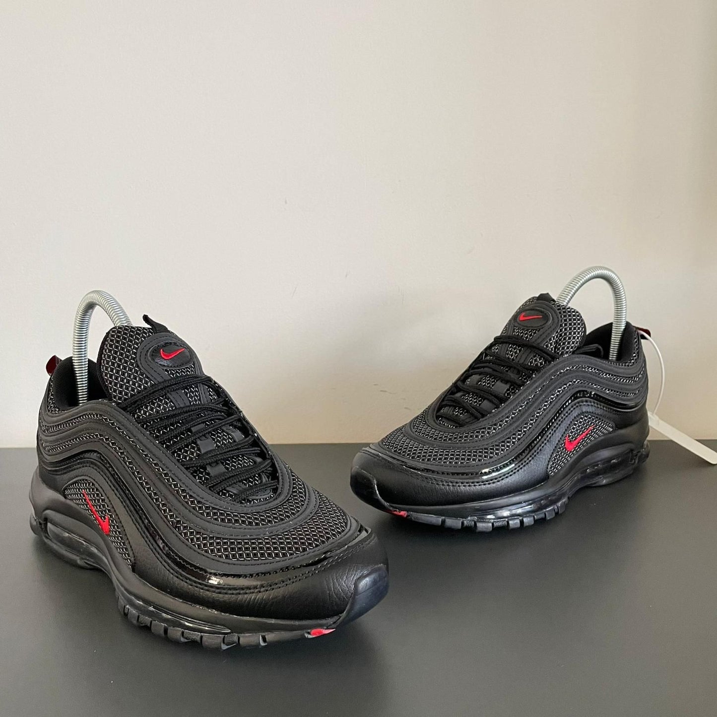 NIKE PATIKE Air Max 97 Black Metallic Silver