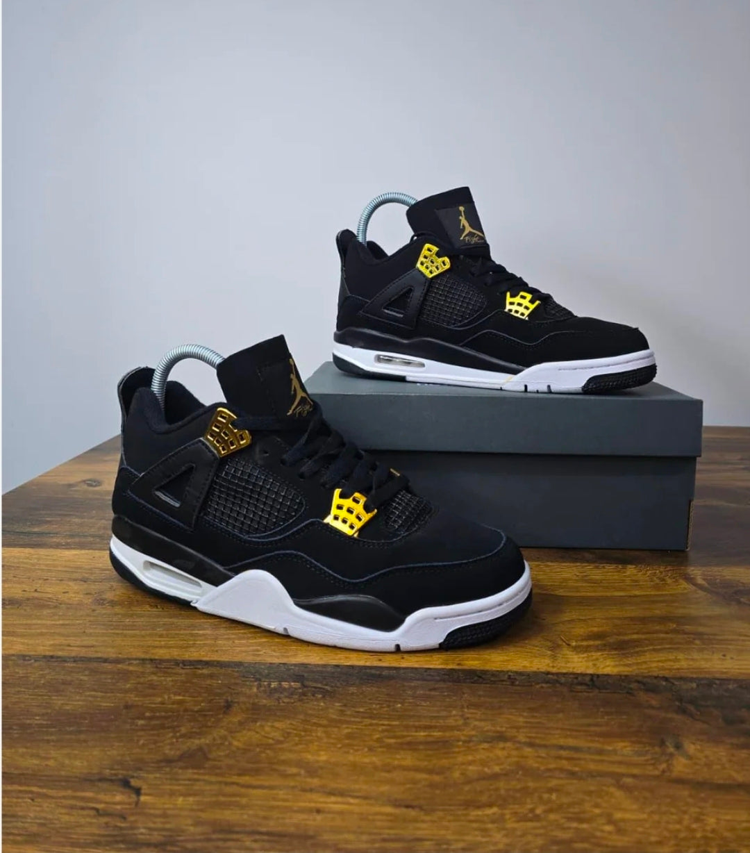 NIKE PATIKE JORDAN 4 Retro Black Gold