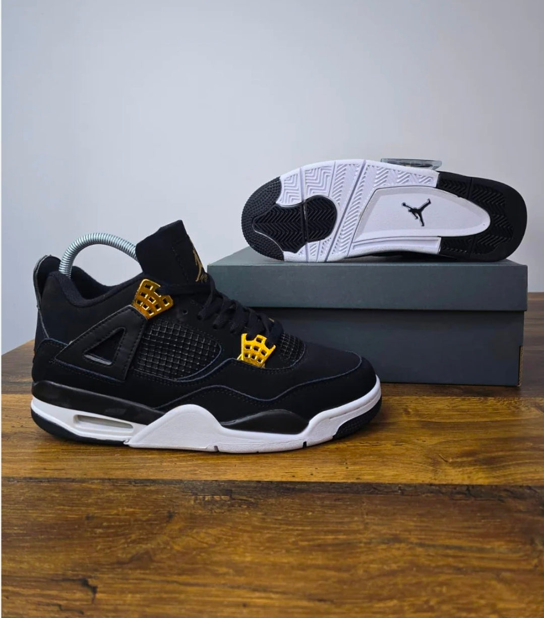 NIKE PATIKE JORDAN 4 Retro Black Gold
