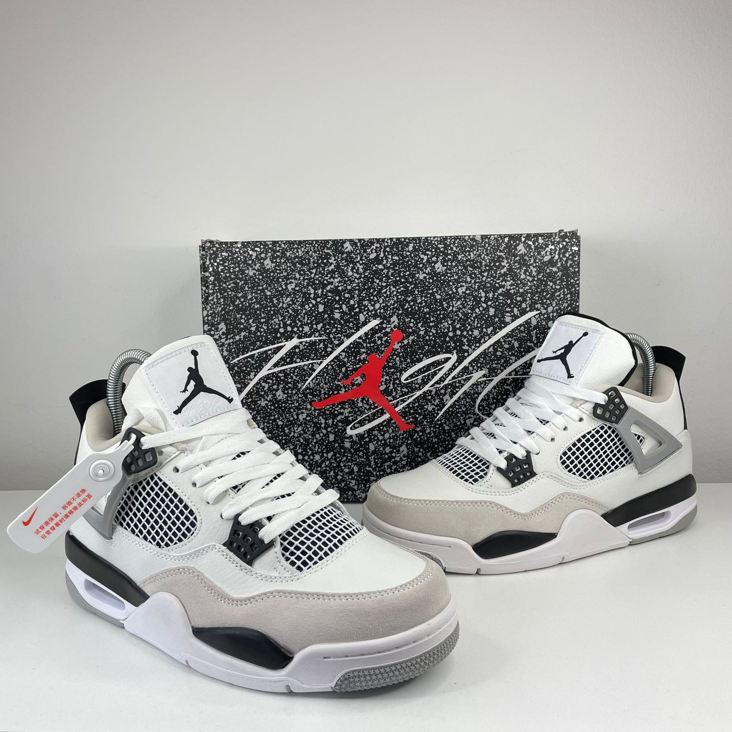 NIKE PATIKE JORDAN 4 Retro Military Black
