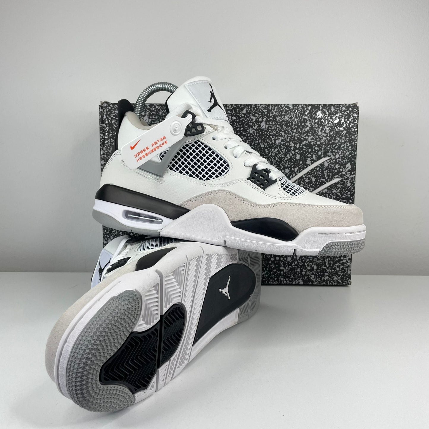 NIKE PATIKE JORDAN 4 Retro Military Black