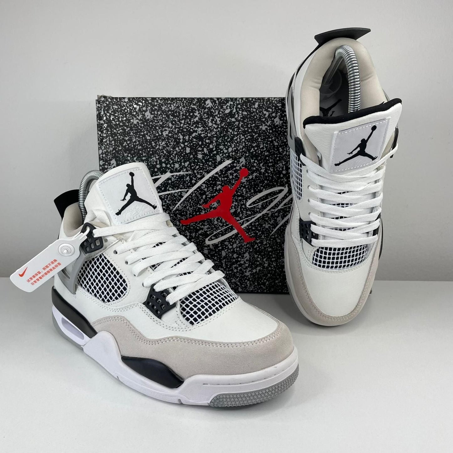 NIKE PATIKE JORDAN 4 Retro Military Black