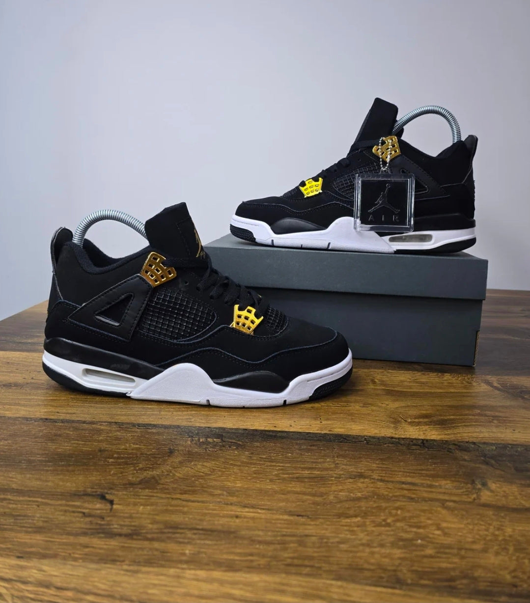 NIKE PATIKE JORDAN 4 Retro Black Gold